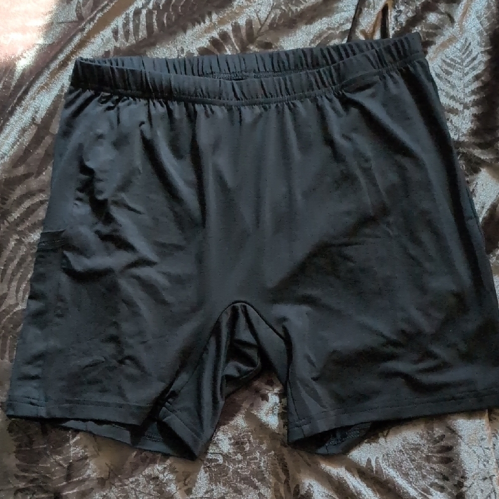 Women's Black Athletic Shorts